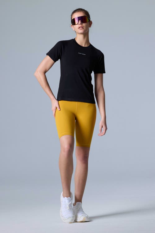 Cozy Zero Tech Merino Light Weight Daily Tee In Black
