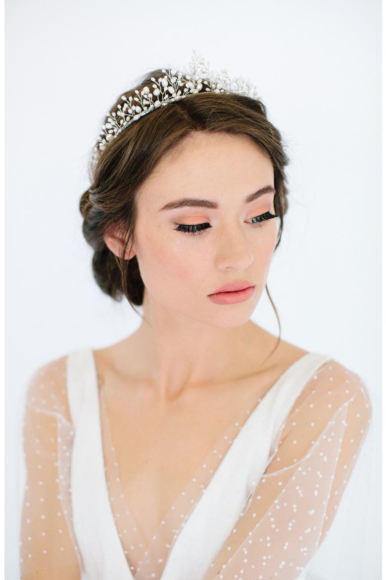 Everly Tiara, Main, color, SILVER