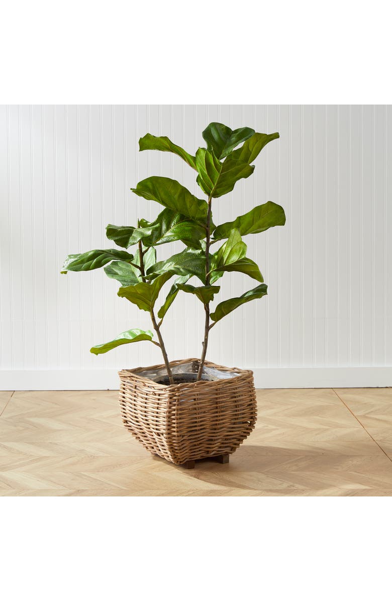 Napa Home & Garden Fiddle Leaf Fig Potted 43", Alternate, color, Green