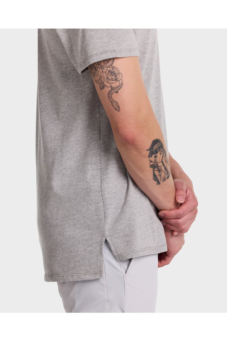 Perfect T-Shirt  Supima, Alternate, color, Heather Grey