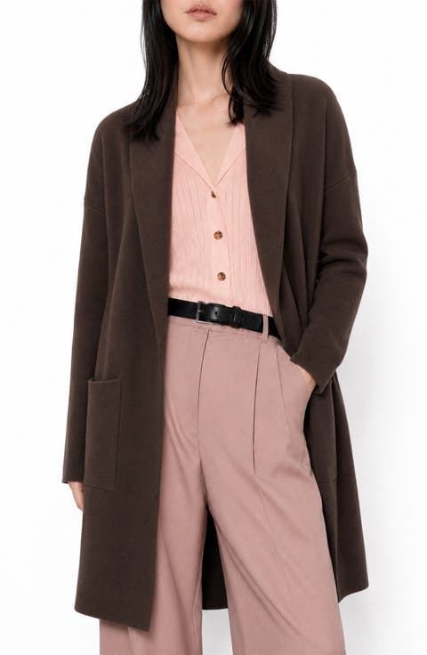 Alicia Open Front Long Cardigan