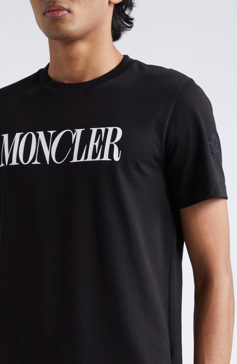 Moncler Cotton Logo Graphic T-Shirt, Alternate, color, 
