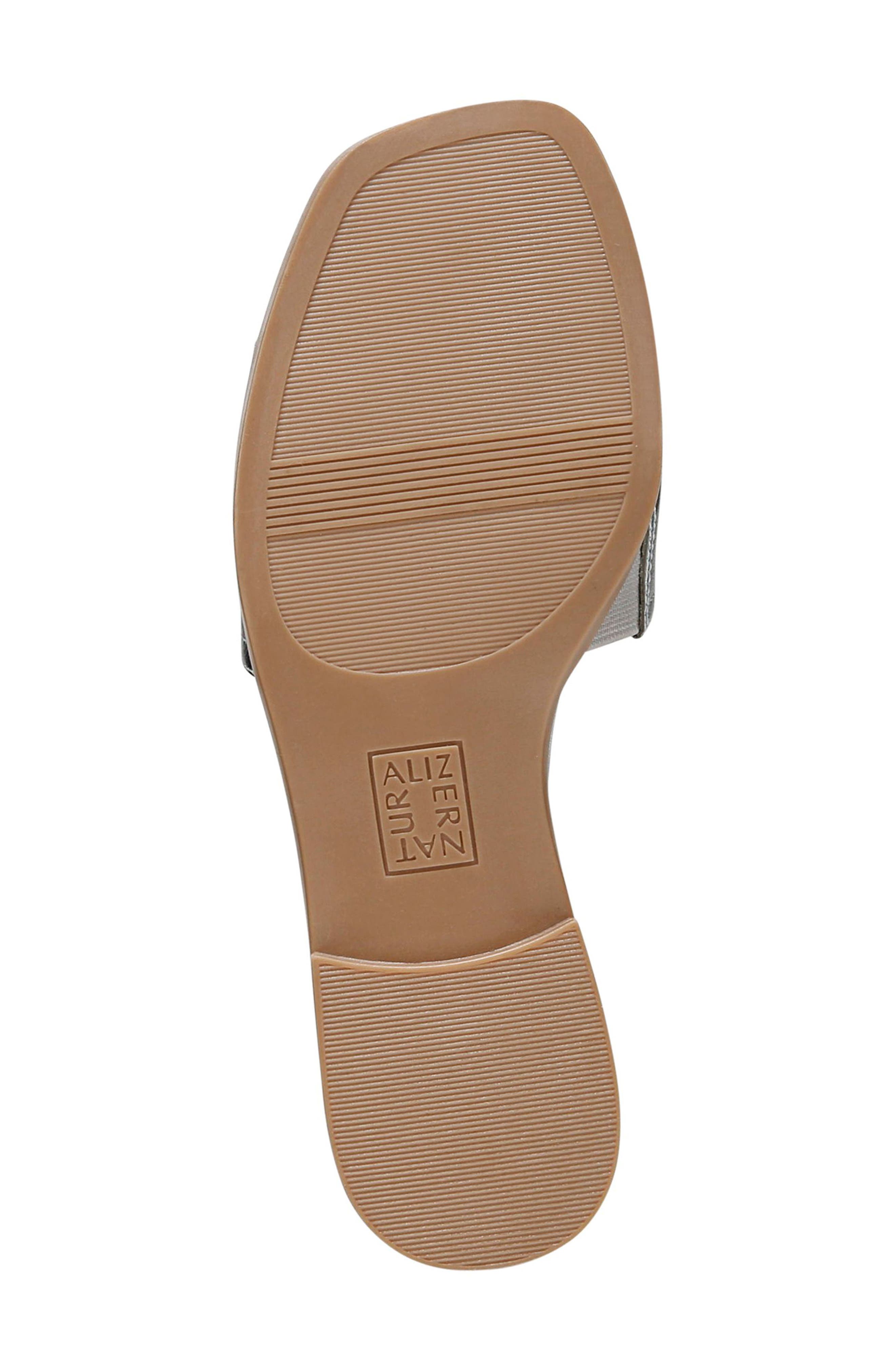 Naturalizer Genevieve Slide Sandal, Alternate, color, Silver