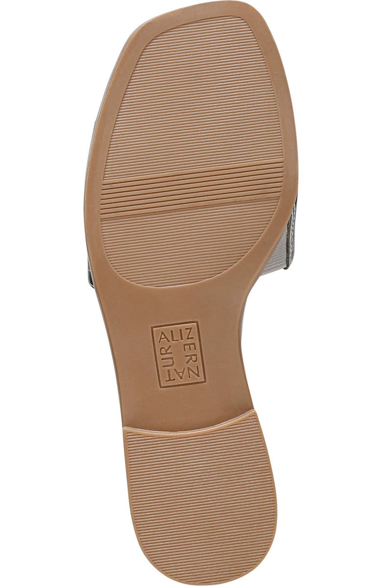 Naturalizer Genevieve Slide Sandal, Alternate, color, Silver