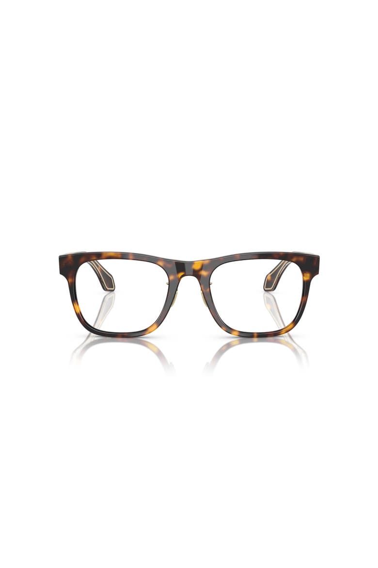 53mm Square optical glasses, Alternate, color, Tortoise