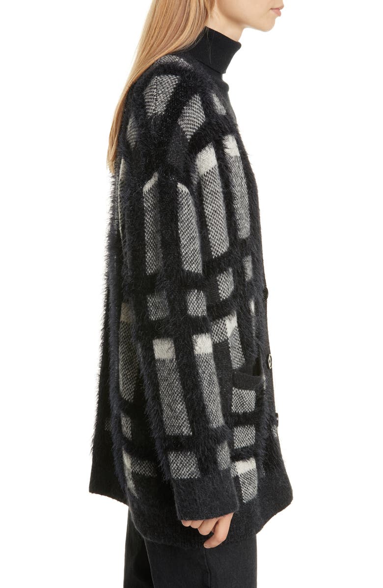 Equipment Cisse Textured Plaid Cardigan, Alternate, color, 