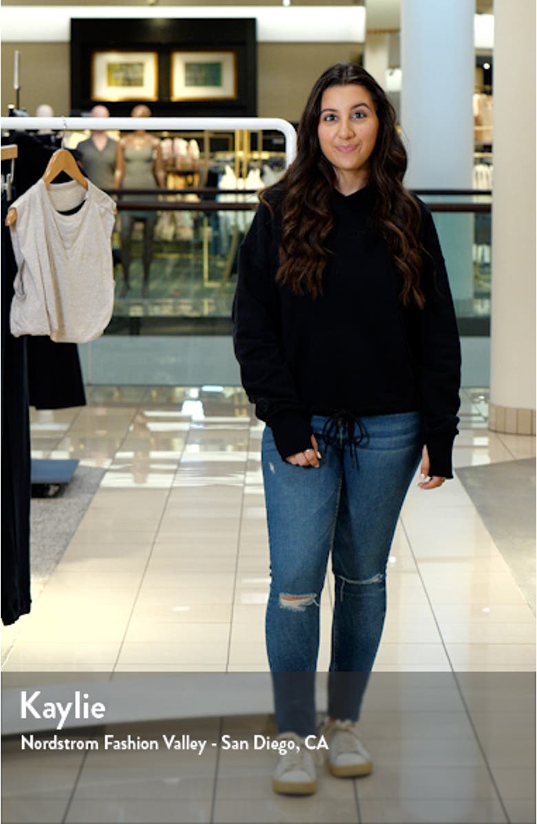 Relaxed Crop Hoodie, sales video thumbnail