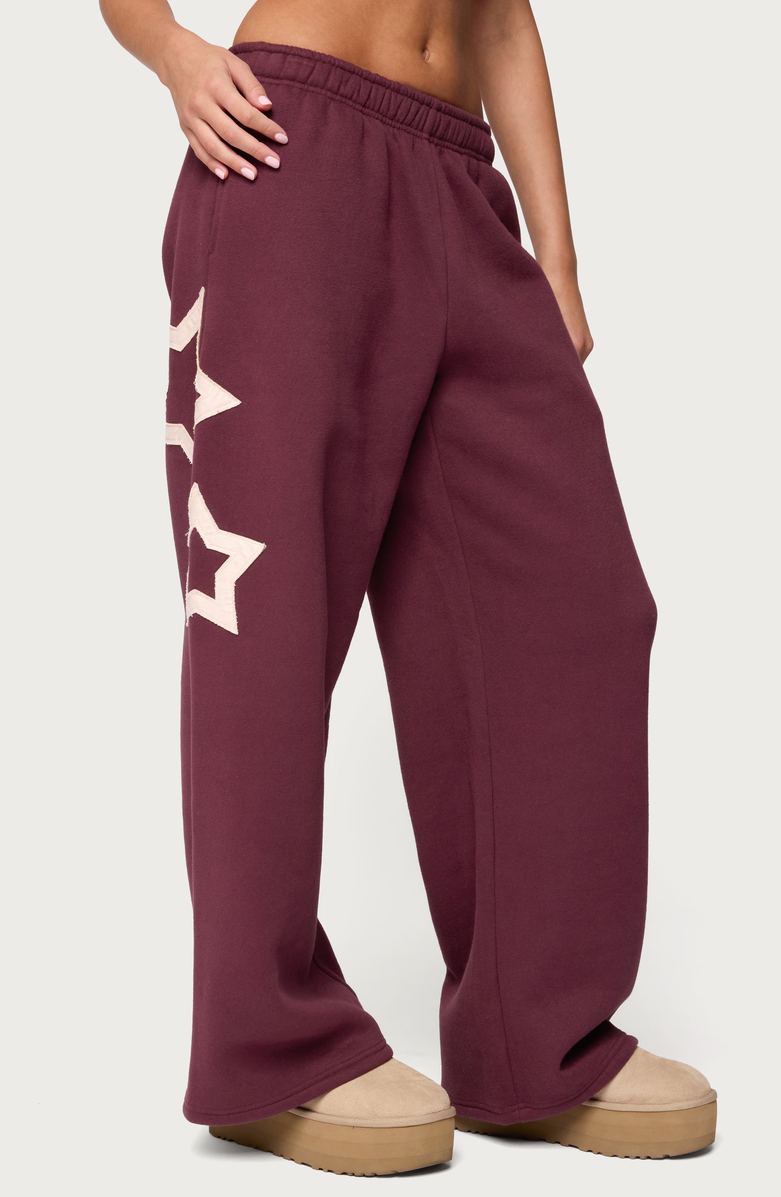 EDIKTED Starly Straight Leg Sweatpants (Women) | Nordstrom