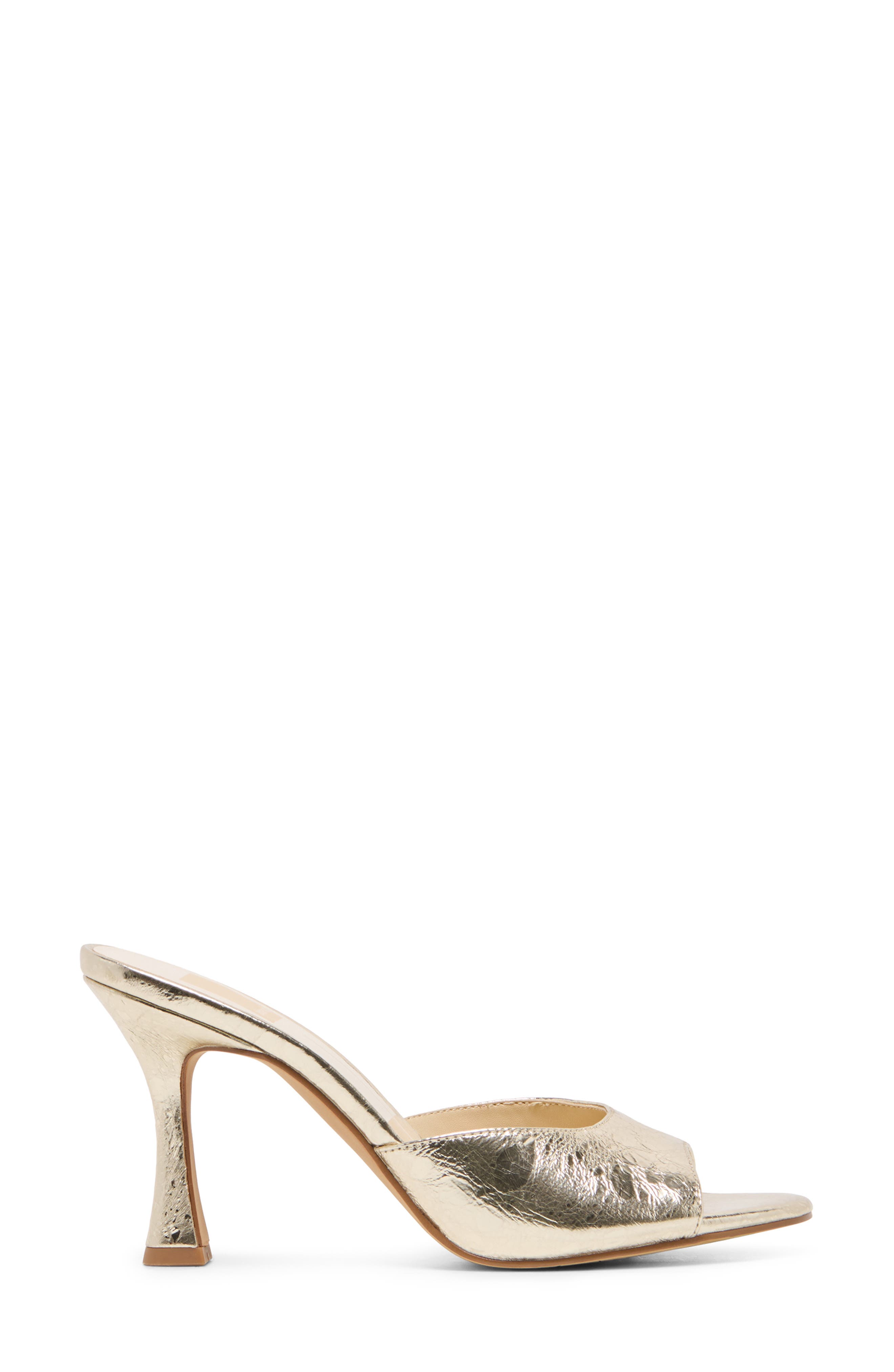 Rosha Slide Sandal, Alternate, color, LIGHT GOLD LEATHER