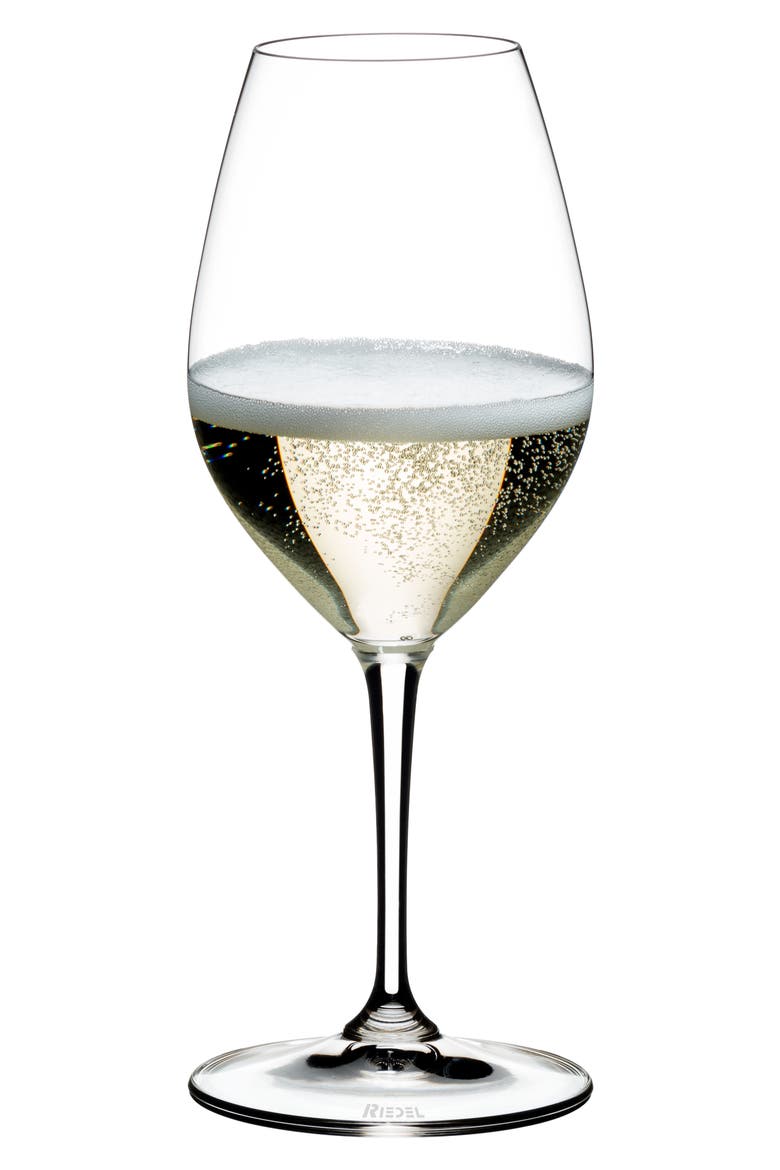 Vinum Set of 2 Champagne Wine Glasses, Main, color, CLEAR