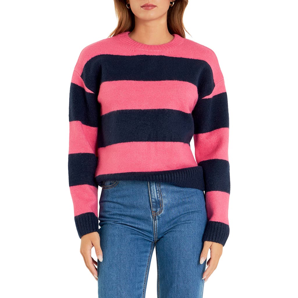 English Factory Bold Stripe Crewneck Sweater
