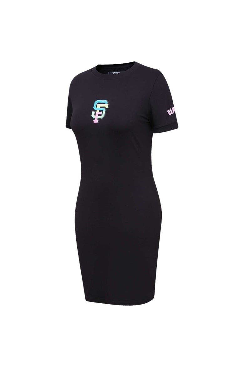 Women's Pro Standard  Black San Francisco Giants Washed Neon Bodycon Dress, Alternate, color, Black