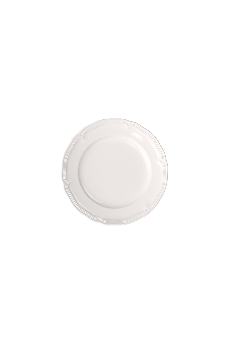 Manoir Salad Plate, Main, color, white