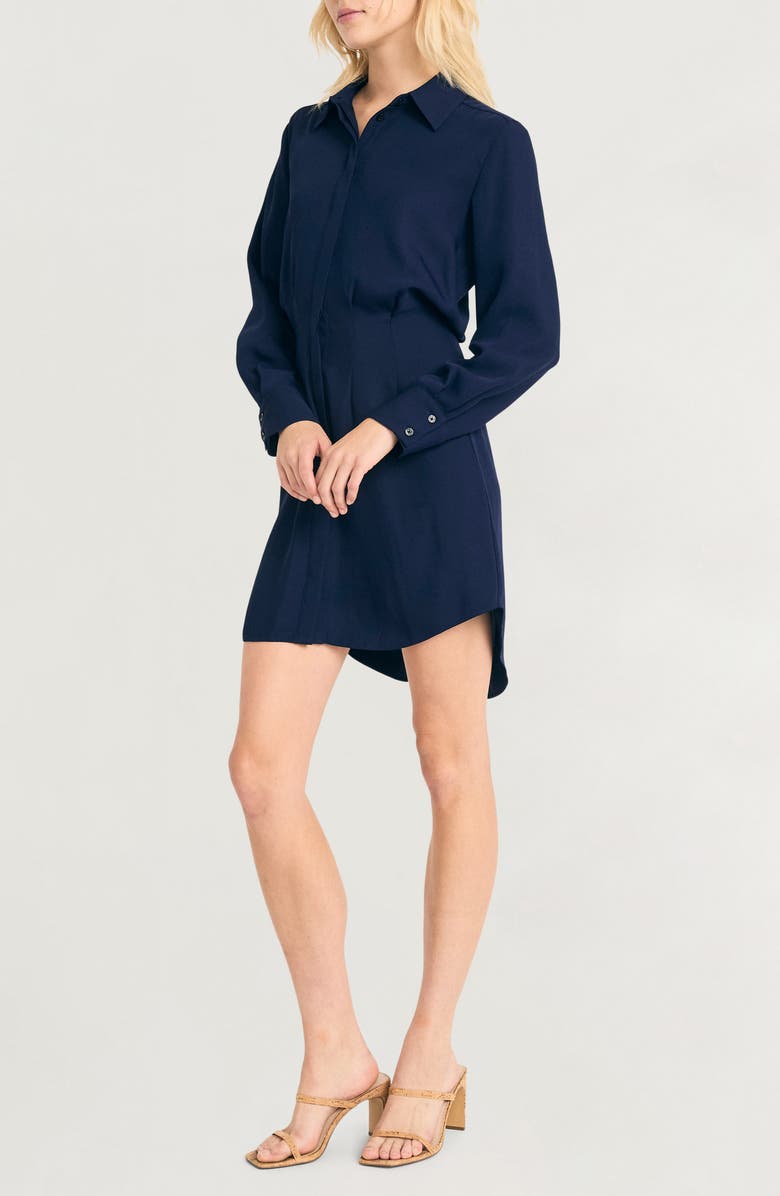 Luxely Long Sleeve Shirt Dress, Alternate, color, 