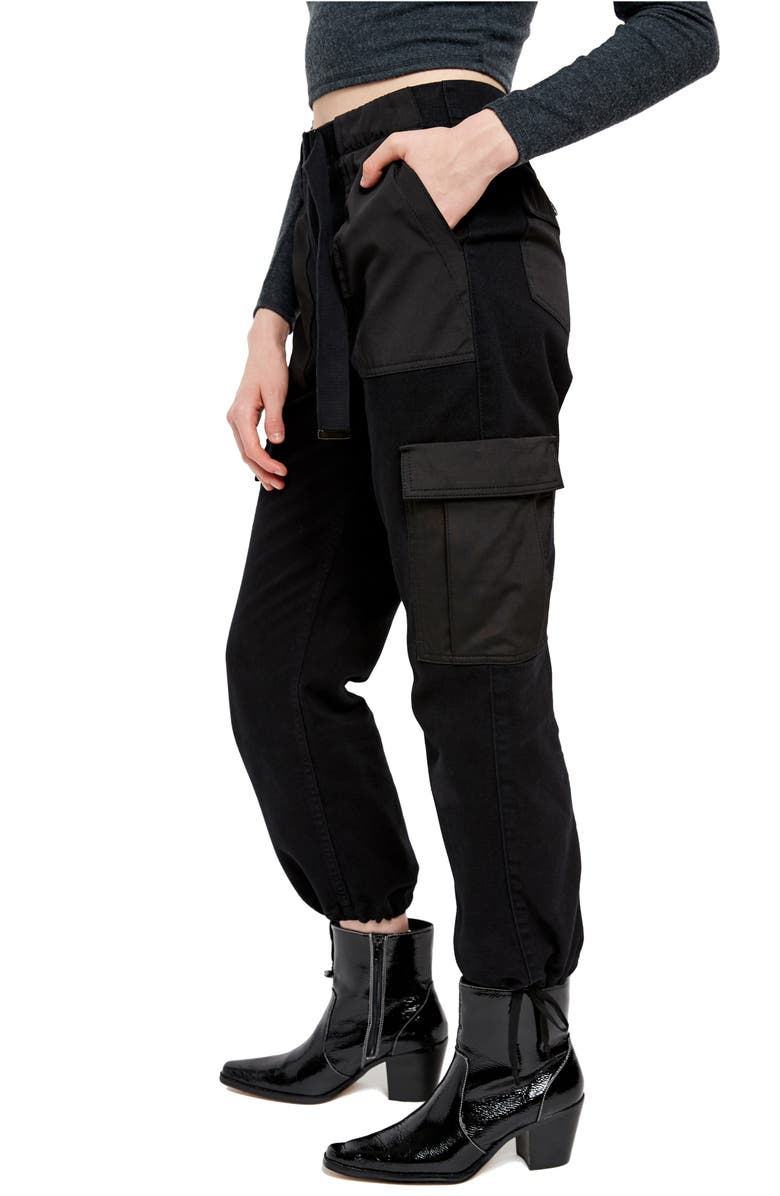 BDG Urban Outfitters Belted Twill Cargo Pants, Alternate, color,