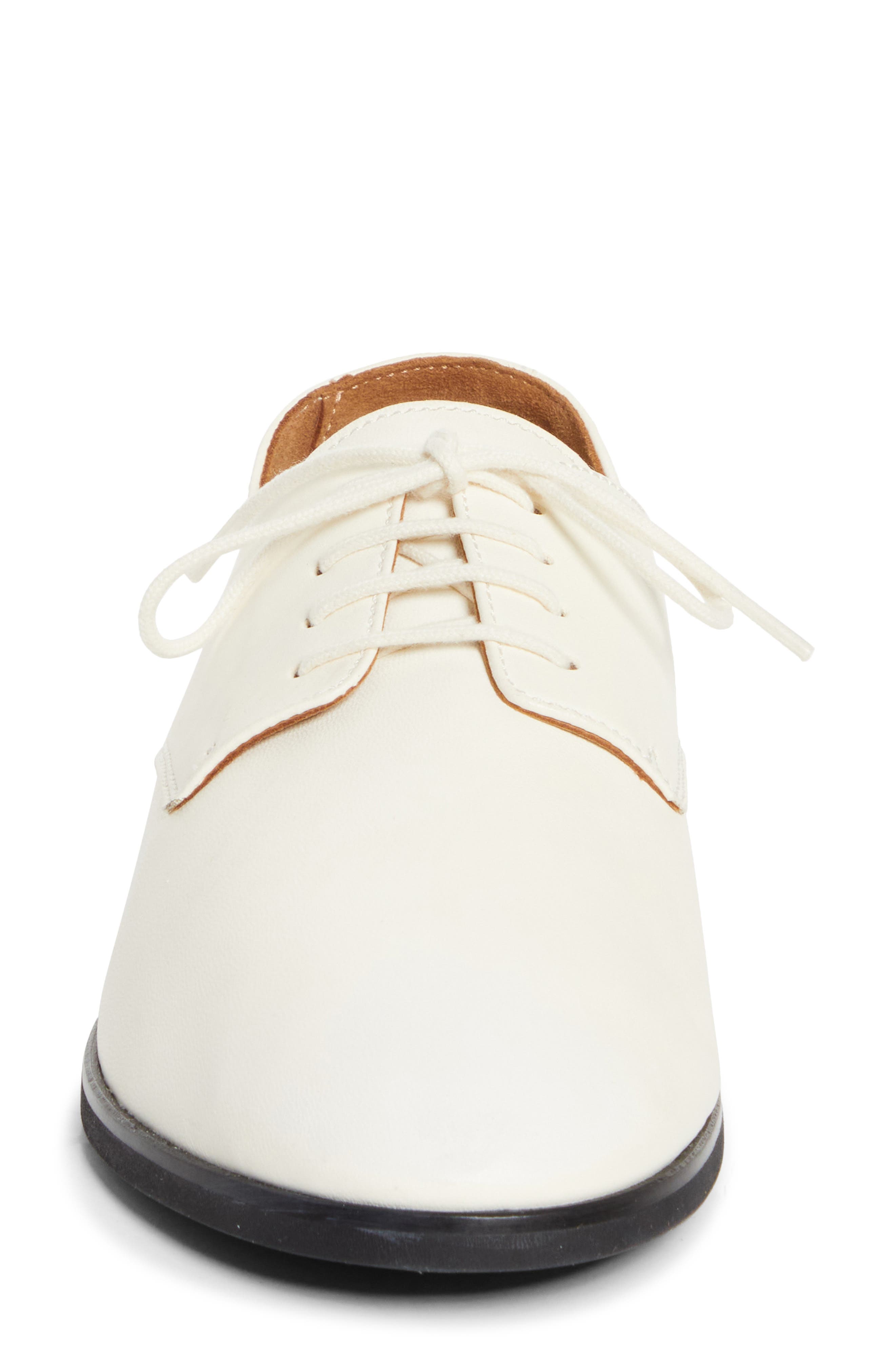 Common Projects Soft Plain Toe Derby, Alternate, color, 4102 Off White