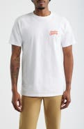 Brixton Stay While Cotton Graphic T-Shirt