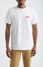 Brixton Stay While Cotton Graphic T-Shirt