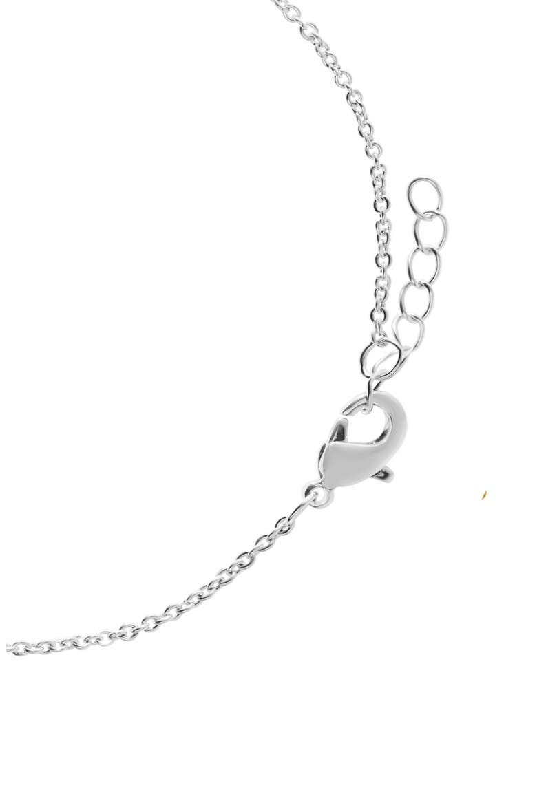 Cubic Zirconia Star of David Bracelet, Alternate, color, SILVER