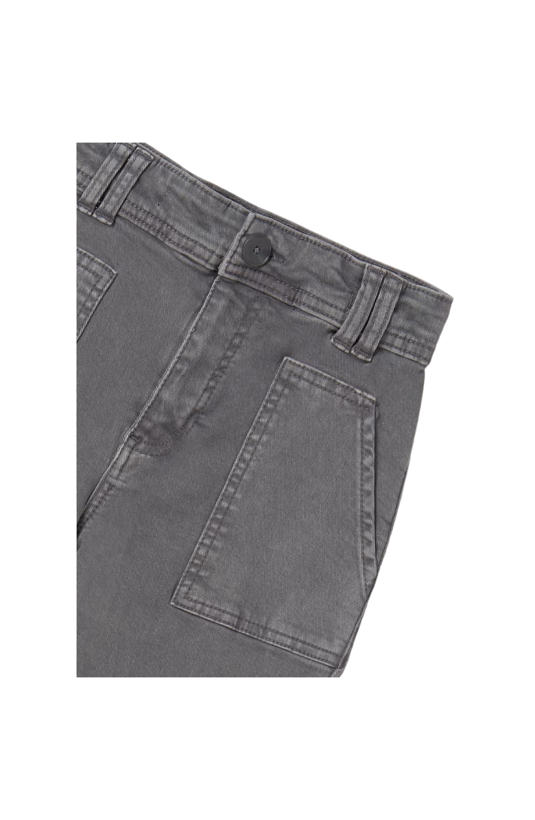 Mayoral Flared Twill Pants, Alternate, color, Denim Grey