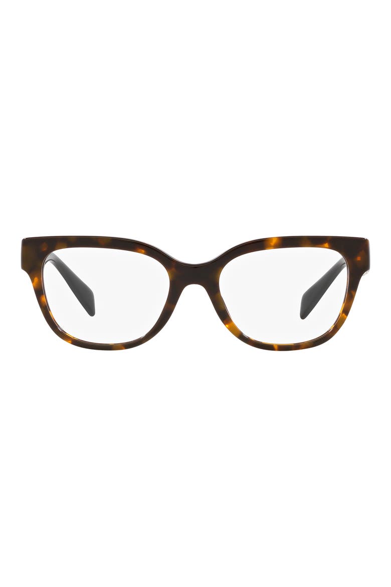 52mm Pillow Optical Glasses, Main, color, HAVANA