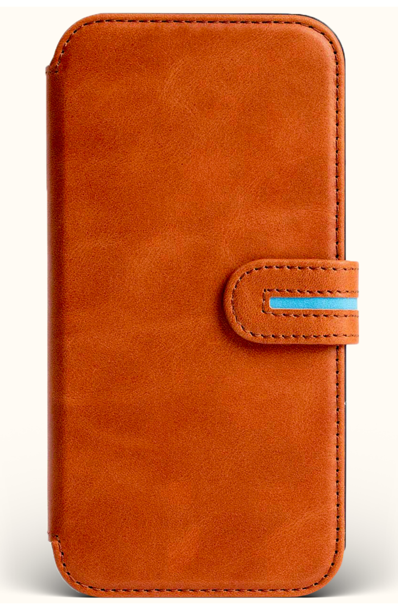 Bluebonnet The Executive Leather iPhone Folio Case, Main, color, Tuscan Tan