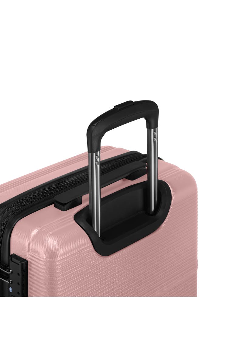 Brussels Hardside Carry-on Luggage with Expansion, Alternate, color, Pink