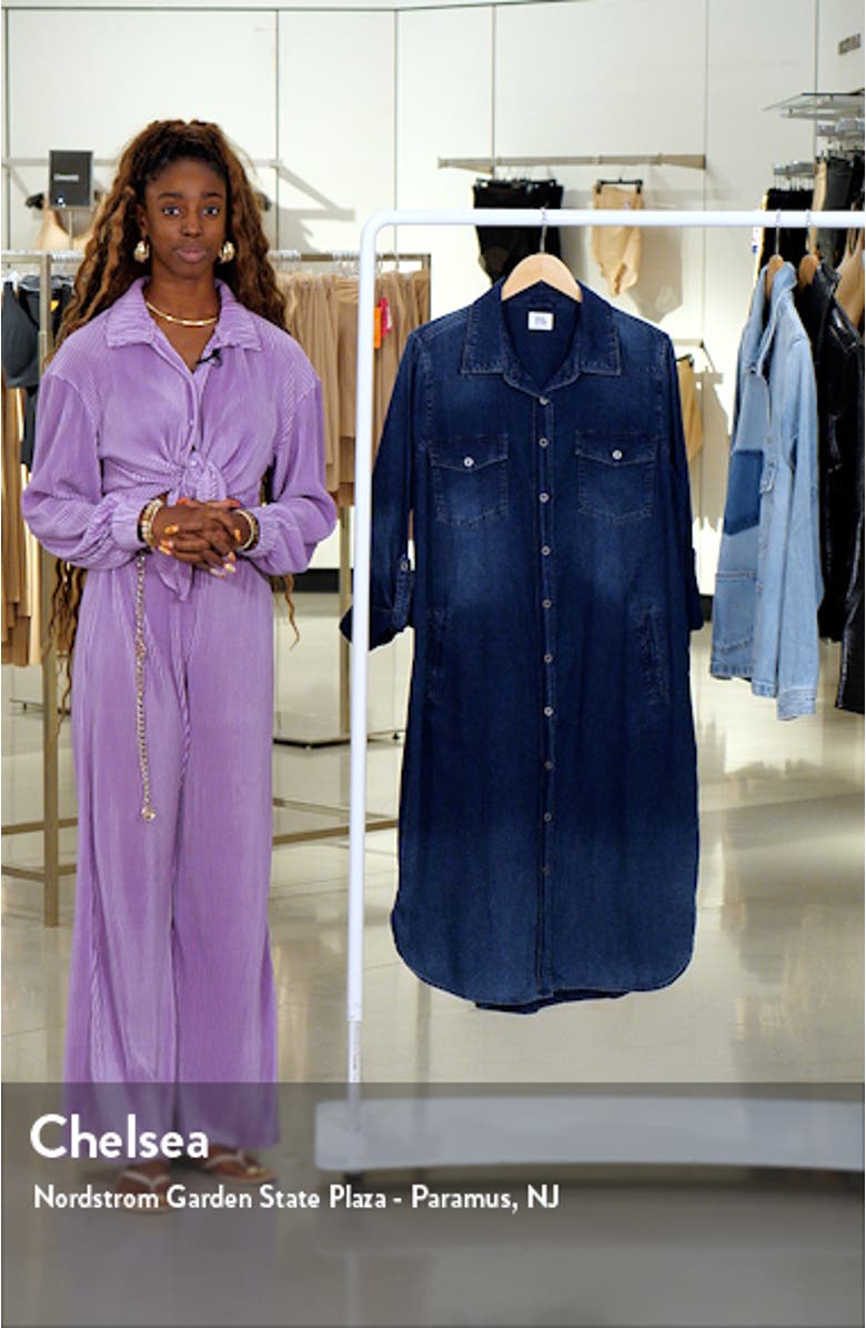 Denim Midi Shirtdress, sales video thumbnail