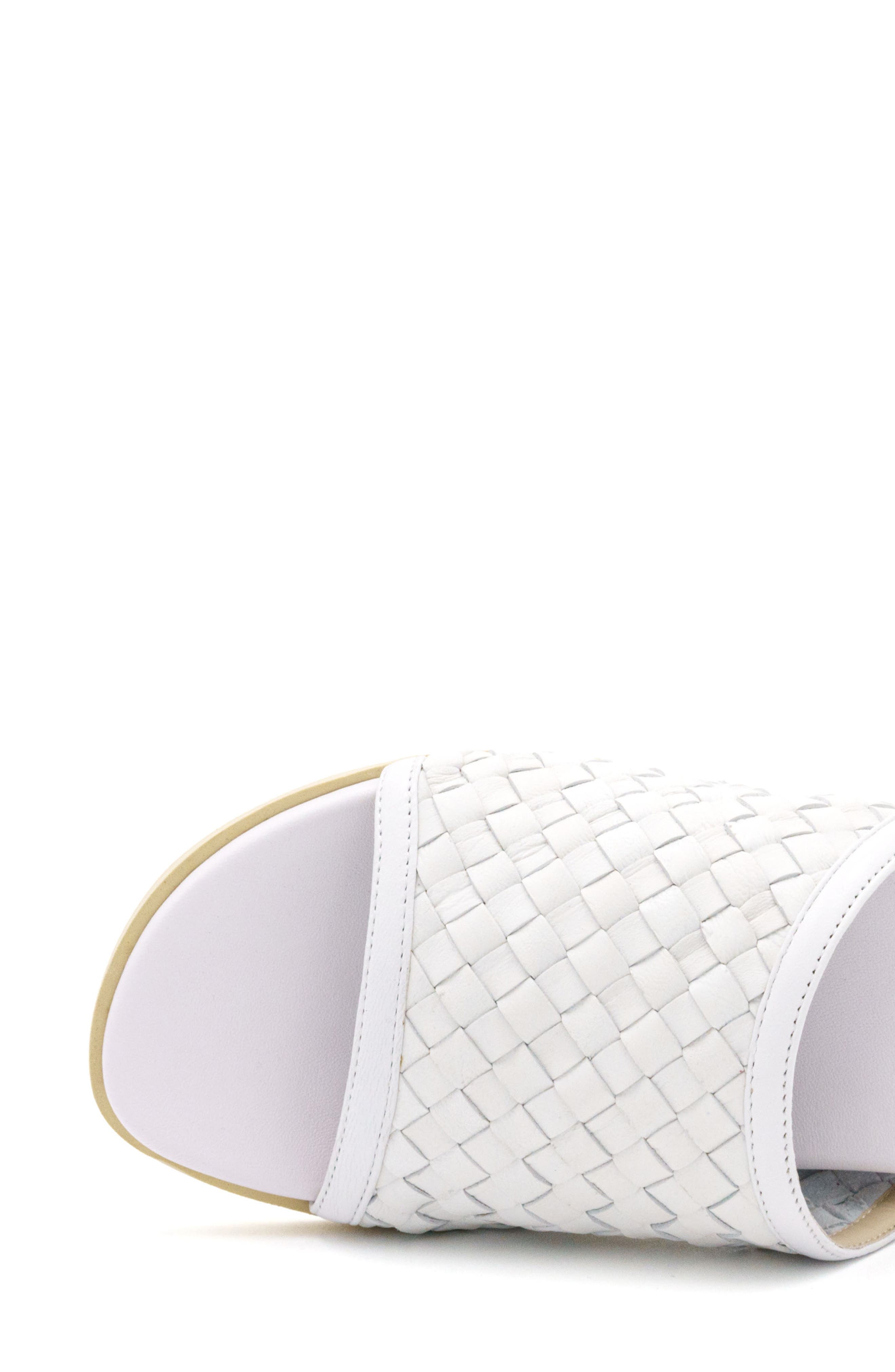 Amalfi by Rangoni Barca Slide Sandal, Alternate, color, Bianco Stuoia Dama