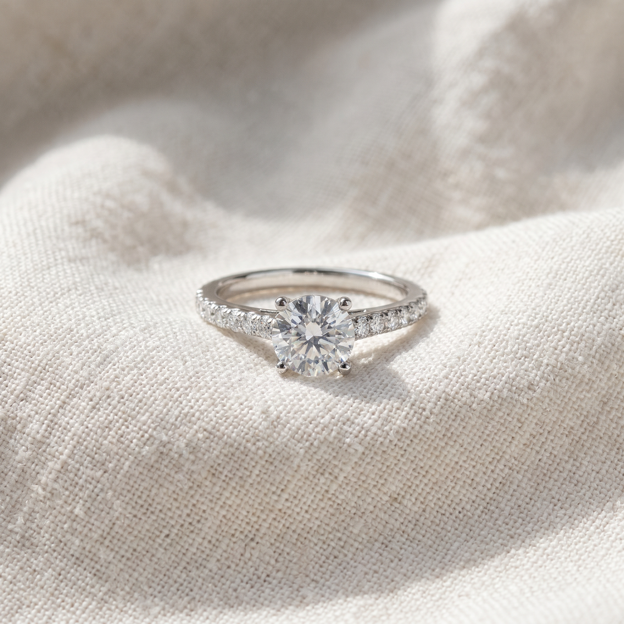 Bliss Diamond 1.30ct Diamond Engagement Ring 14k Gold Lab Grown (Women ...