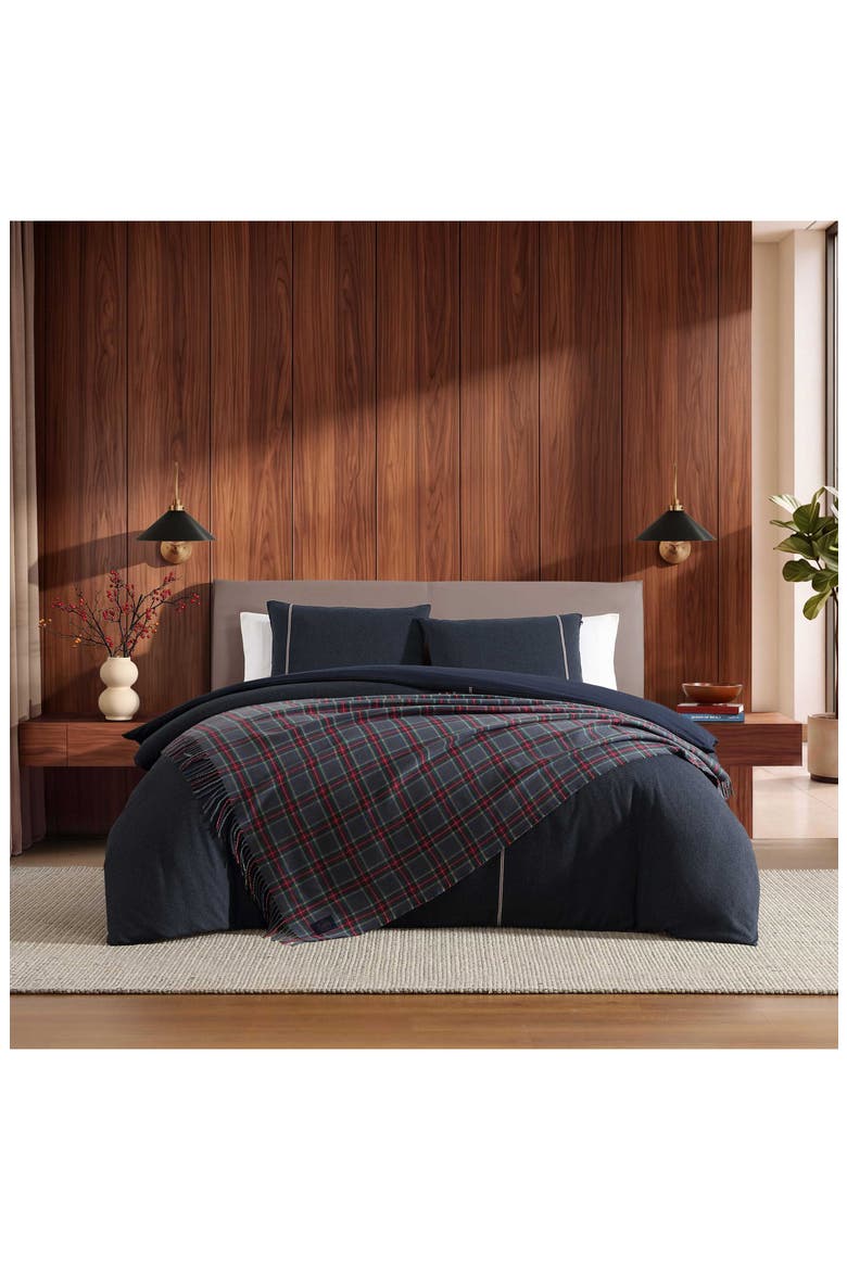 Spruce Tartan Throw Blanket, Alternate, color, GREY