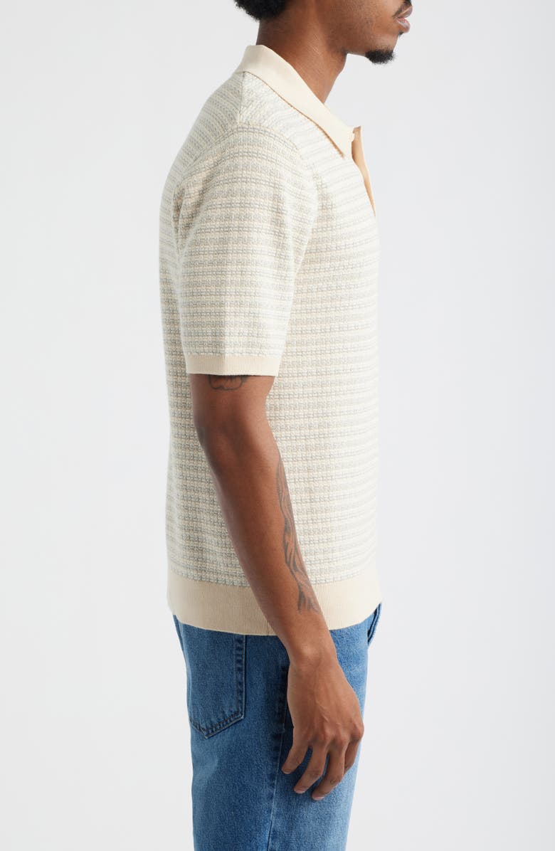 Wax London Naple Mini Geo Polo, Alternate, color, Natural