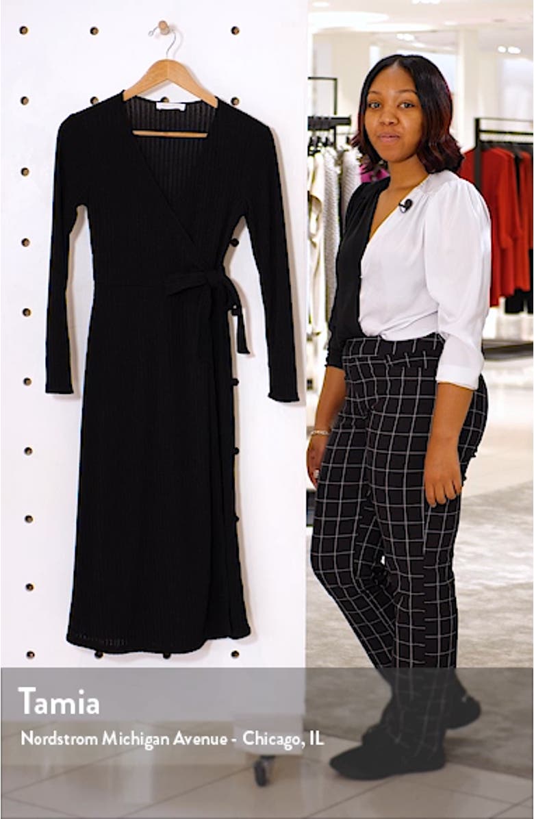 Wrap Front Midi Dress, sales video thumbnail