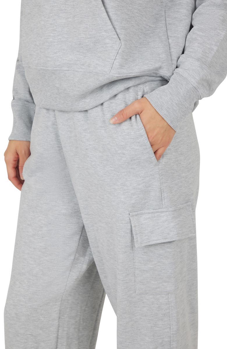 90 DEGREE BY REFLEX Brushed Terry Time Off Perfect Hoodie, Alternate, color, 