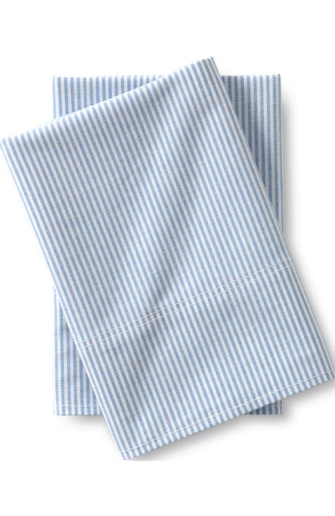 Cotton Oxford Stripe Pillowcases