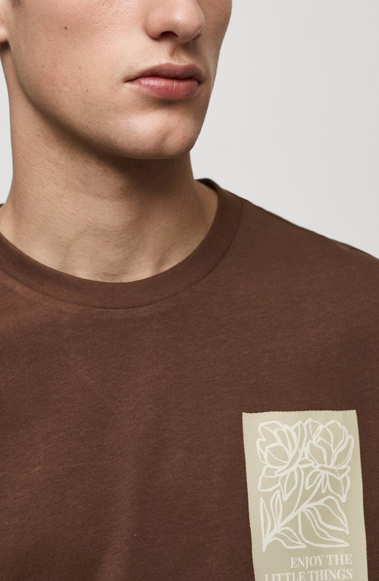 MANGO Cotton Graphic T-Shirt, Alternate, color,