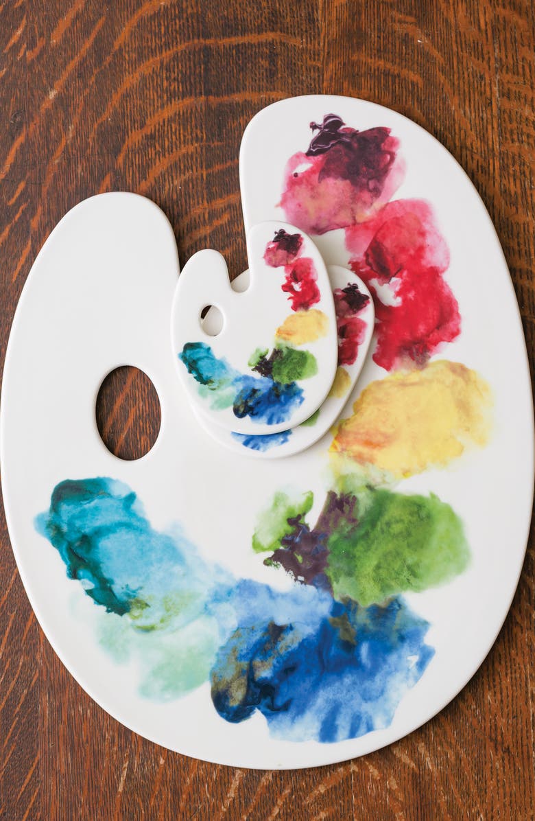 Fishs Eddy Artist Palette Cheese Tray, Alternate, color, 