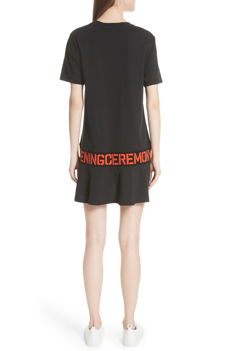 Opening Ceremony Stencil Logo T-Shirt Dress, Alternate, color, 