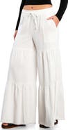 Billy T Fancy Cotton Blend Tiered Pants