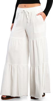 Billy T Fancy Cotton Blend Tiered Pants