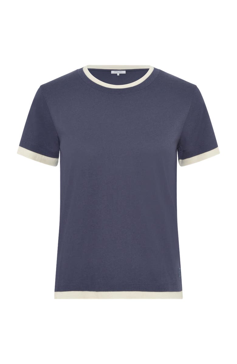 GERARD DAREL Mirabel Contrast Trim T-Shirt, Alternate, color, Navy Blue