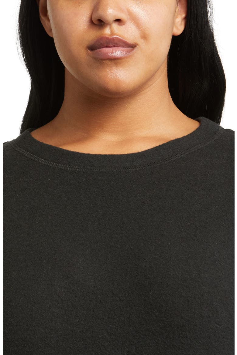 Crewneck Top, Alternate, color, BLACK