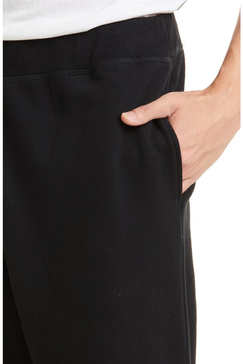Men's Cotton French Terry Joggers, Alternate, color, BLACK