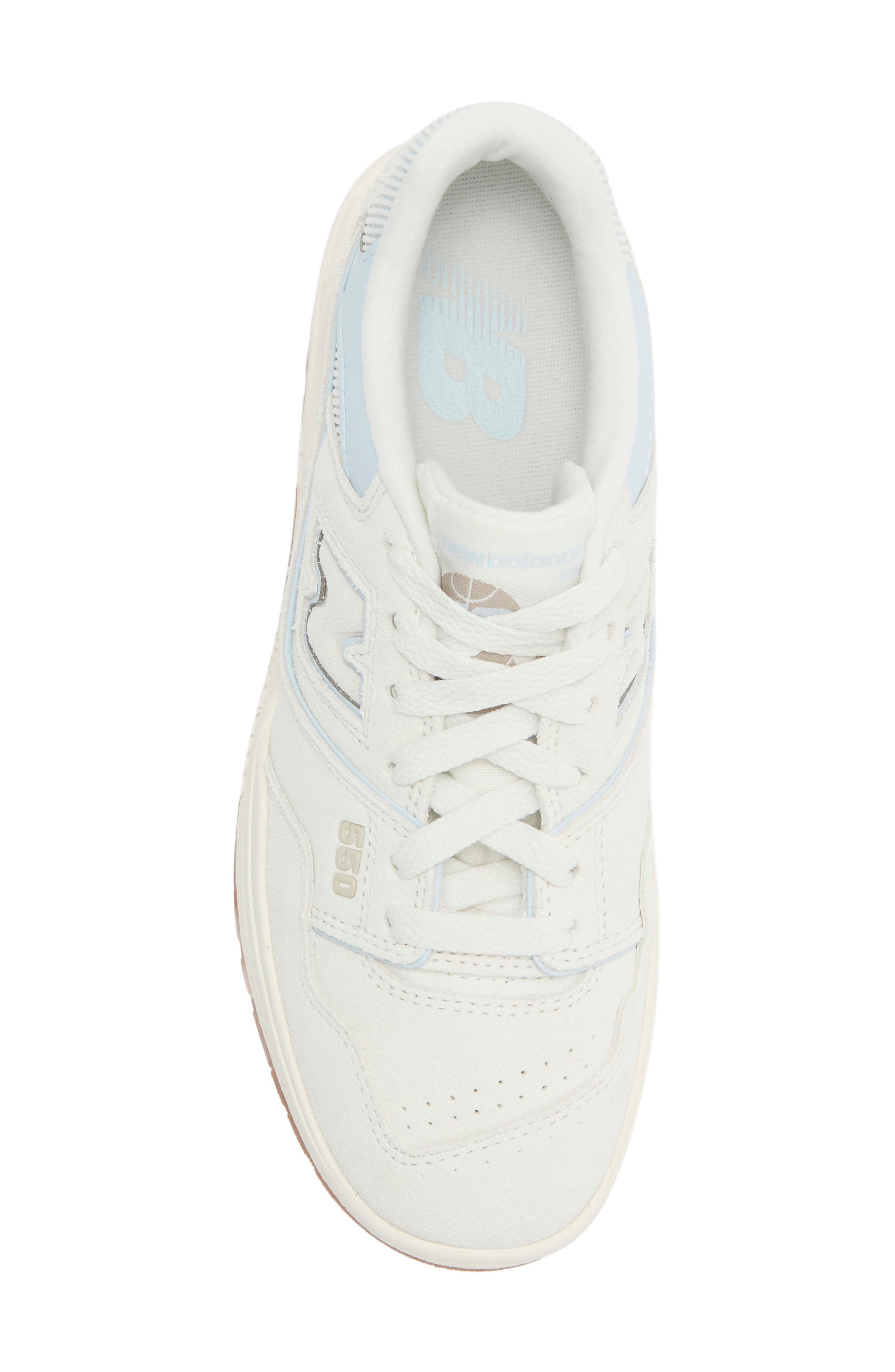Kids' b550 Sneaker, Alternate, color, SEA SALT/ FROSTED GLASS