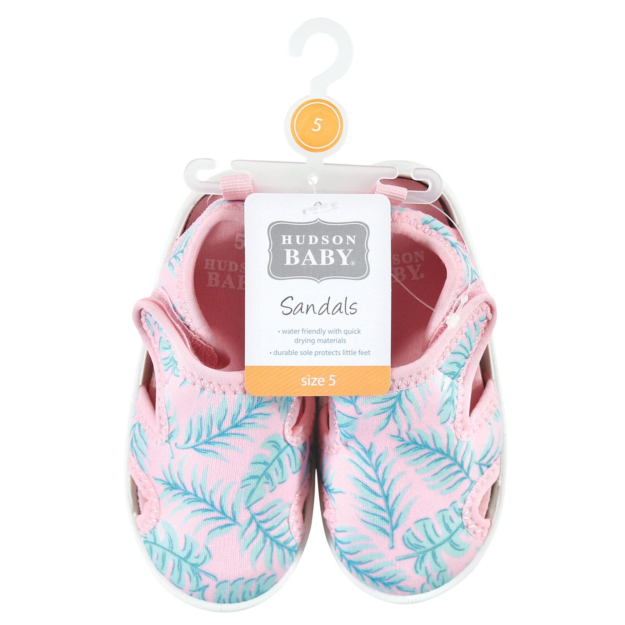Sandal and Water Shoe, Alternate, color, Pink Palm Leaf