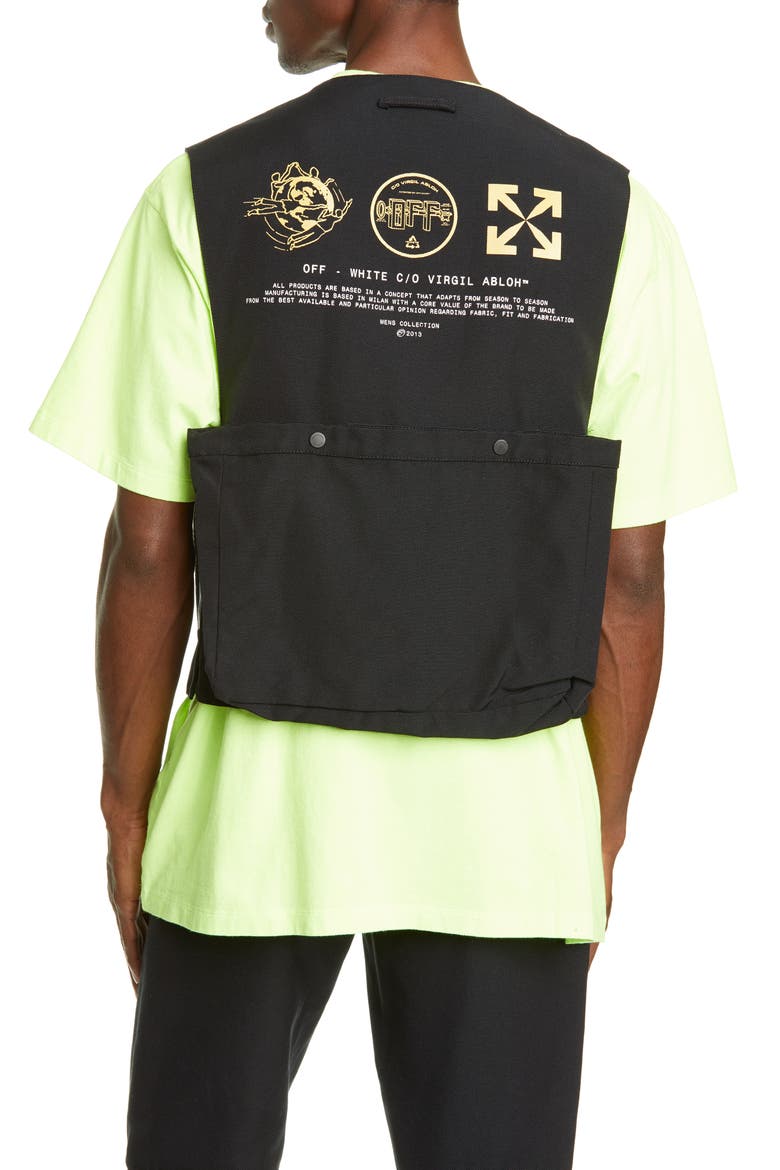 Skydive Utility Vest, Alternate, color, BLACK YELLOW