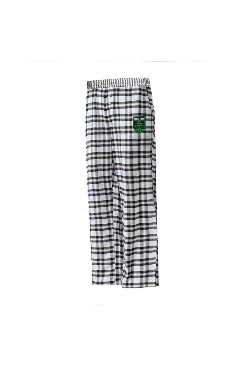 Women's Concepts Sport Black Austin FC Sienna Flannel Pants, Alternate, color, Black
