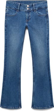 MANGO TEEN Low Rise Flare Jeans