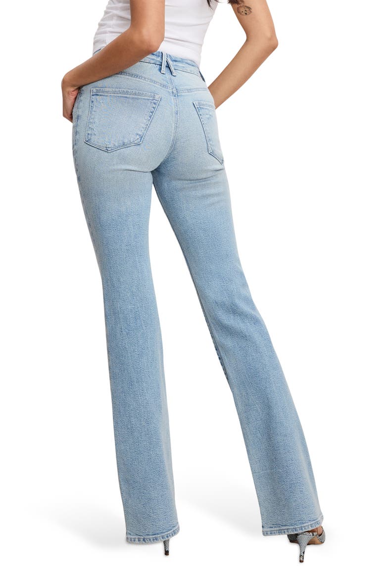 Good Classic High Waist Bootcut Jeans, Alternate, color, INDIGO960