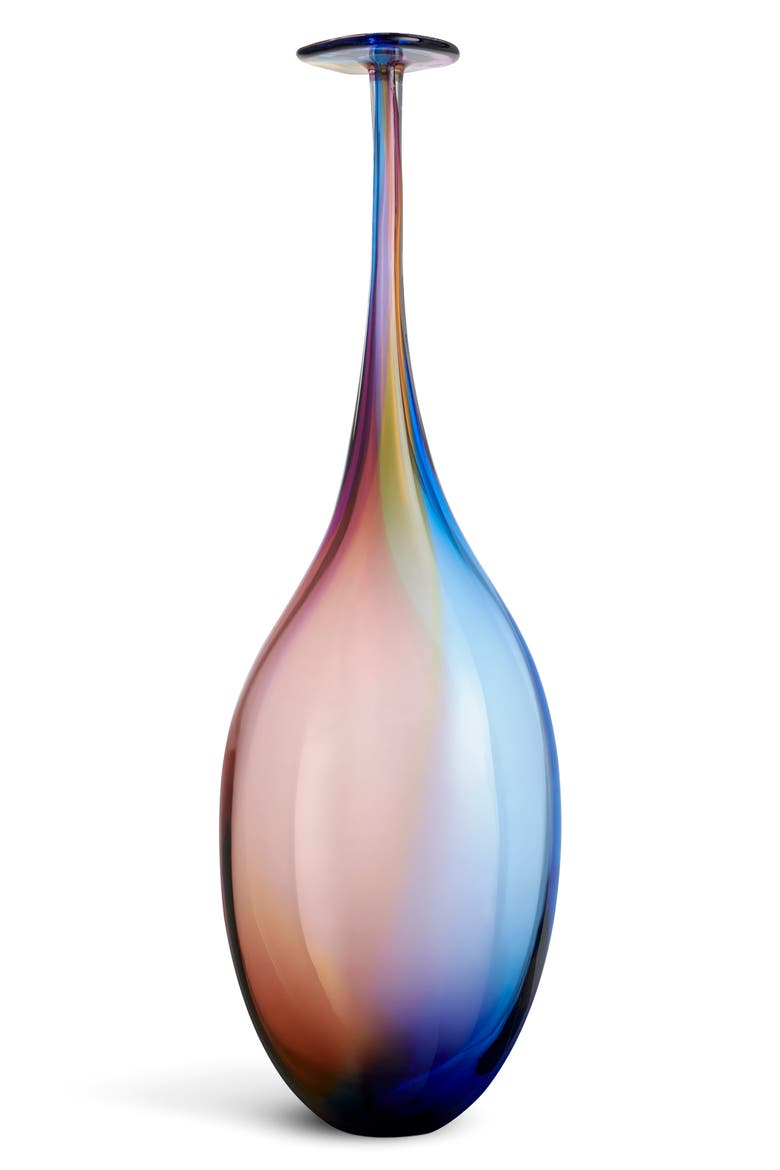 Fidji Extralarge Vase, Main, color, BLUE/ RED MULTI